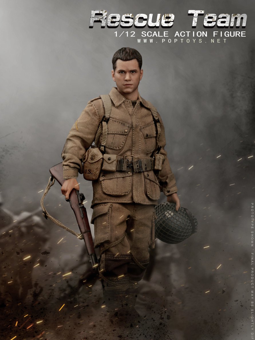 新品　Rescue Team 1/12 アクションフィギュア 1/12 - WWII - Rescue Team - Male Hand Set – BlackOpsToys